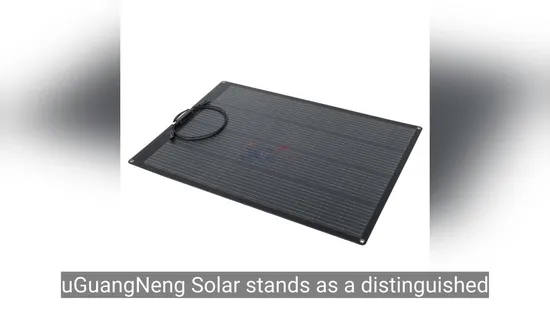 Painel solar flexível de 100W para RV, caravana, iate, barco e carrinho de golfe com marcação, IEC e pacote individual